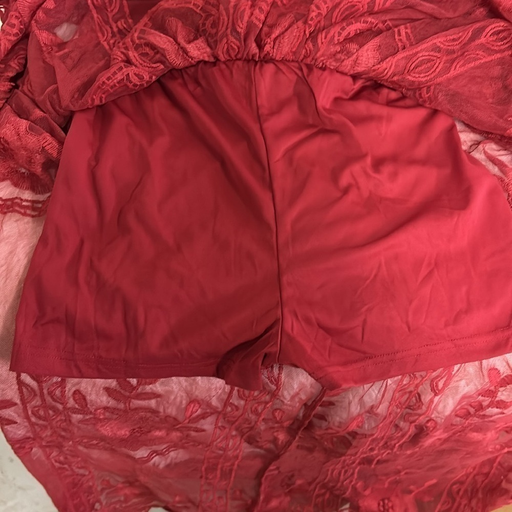 Lace dress with built in bodysuit - Picture 10 of 13